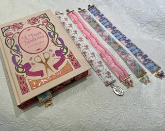 Ribbon Bookmark with charms