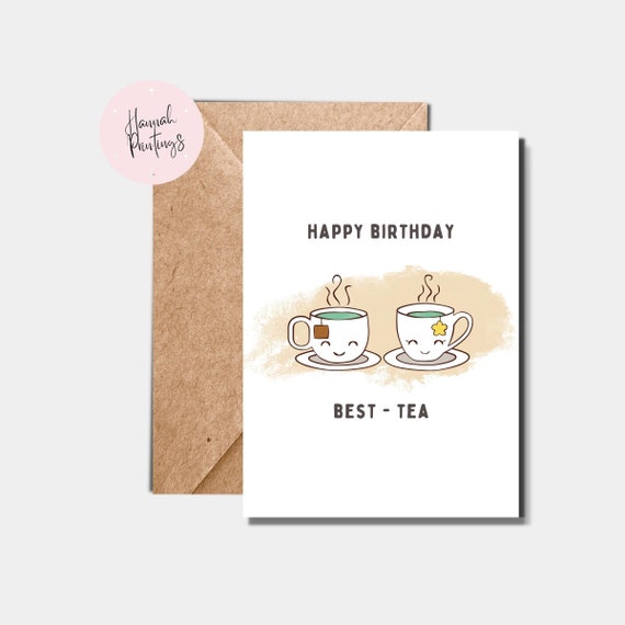 Happy Birthday Card for Favourite Friend Sweet Bestie Gift - Etsy Happy Birthday Card for Favourite Friend Sweet Bestie Gift - Etsy