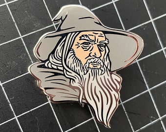 Gandalf the Grey enamel pin