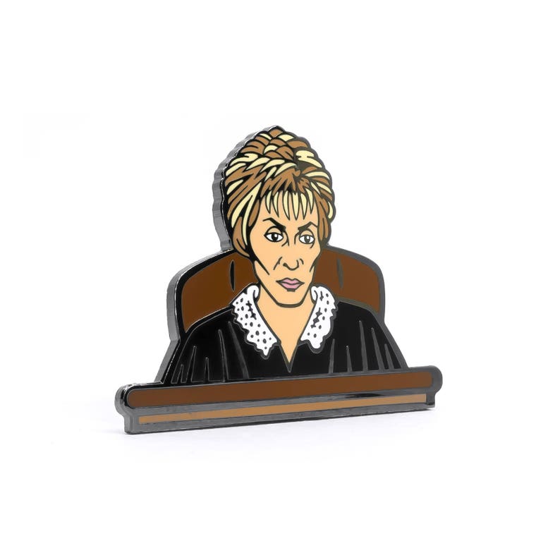 Judge Judy Enamel Pin - Etsy