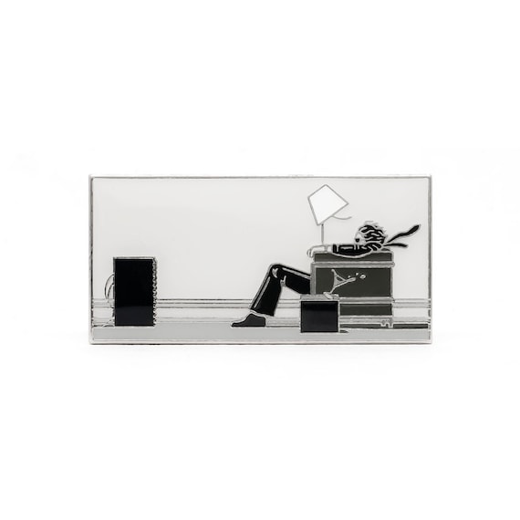 Blown Away Maxell Vintage Enamel Pin