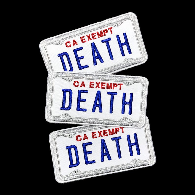 Government Plates Patch