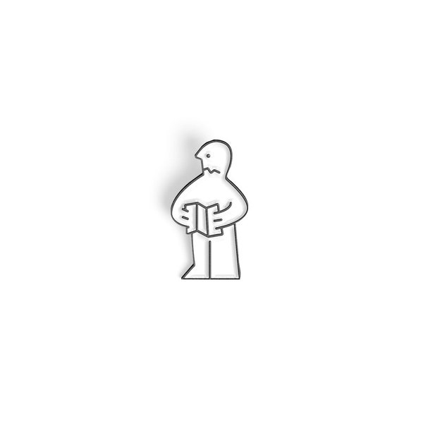 IKEA Instruction Man Enamel Pin