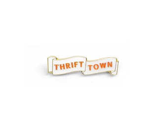 Thrift Town Vintage Enamel Pin