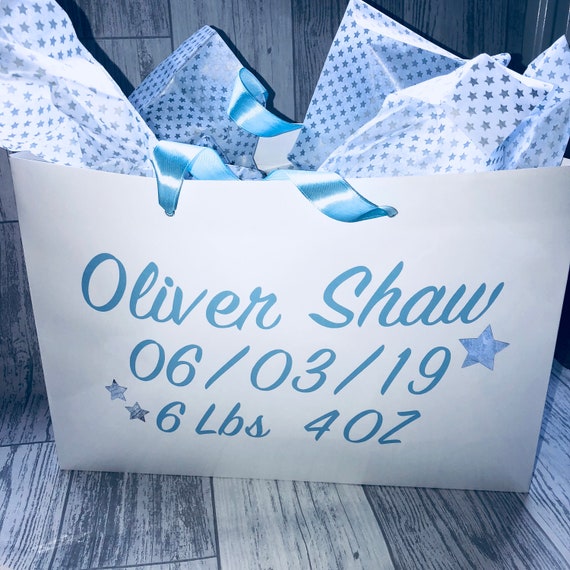 personalised baby gift bag