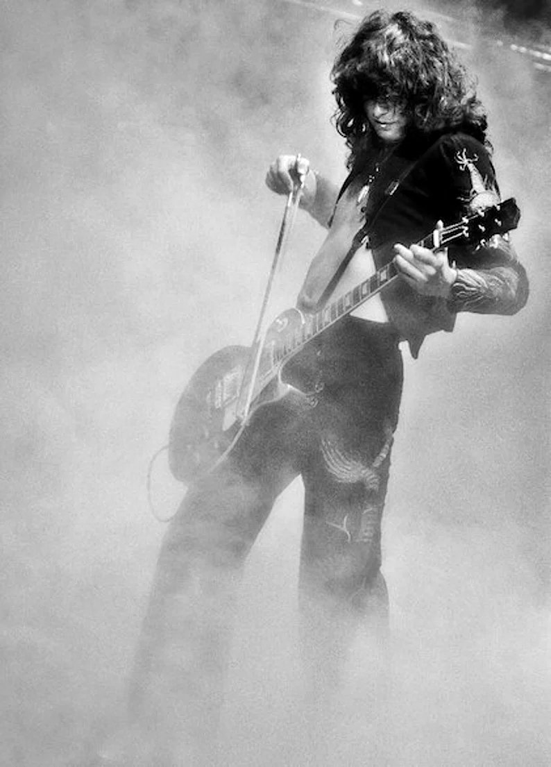 JIMMY PAGE , Led Zeppelin Live 70s - Etsy JIMMY PAGE , Led Zeppelin Live 70s - Etsy