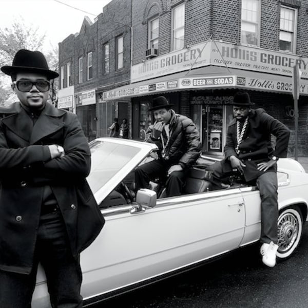 RUN DMC en Cadillac, NY jaren 80!