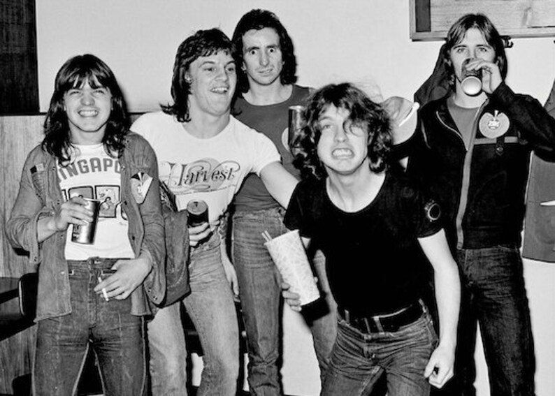 AC/DC Early days 70s | Etsy
