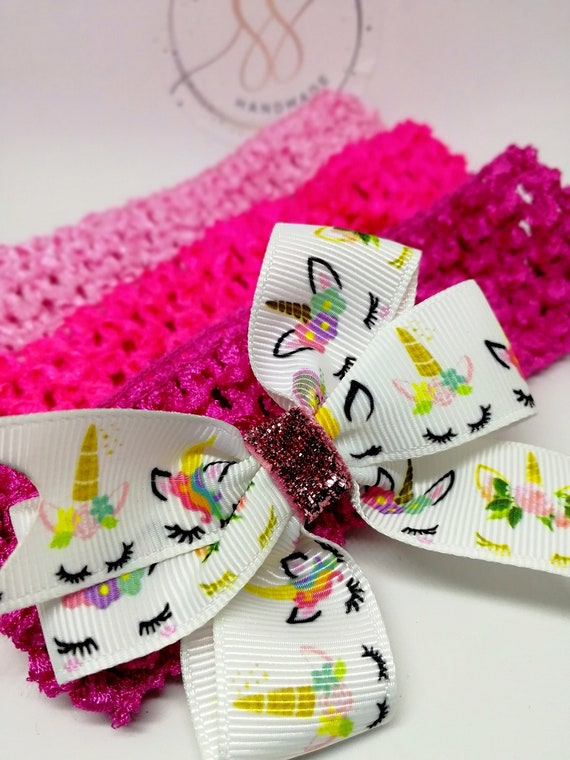 BABY GIRL HELLO KITTY PACK OF 3 PRINTED RIBBON DUMMY HOLDER CLIPS