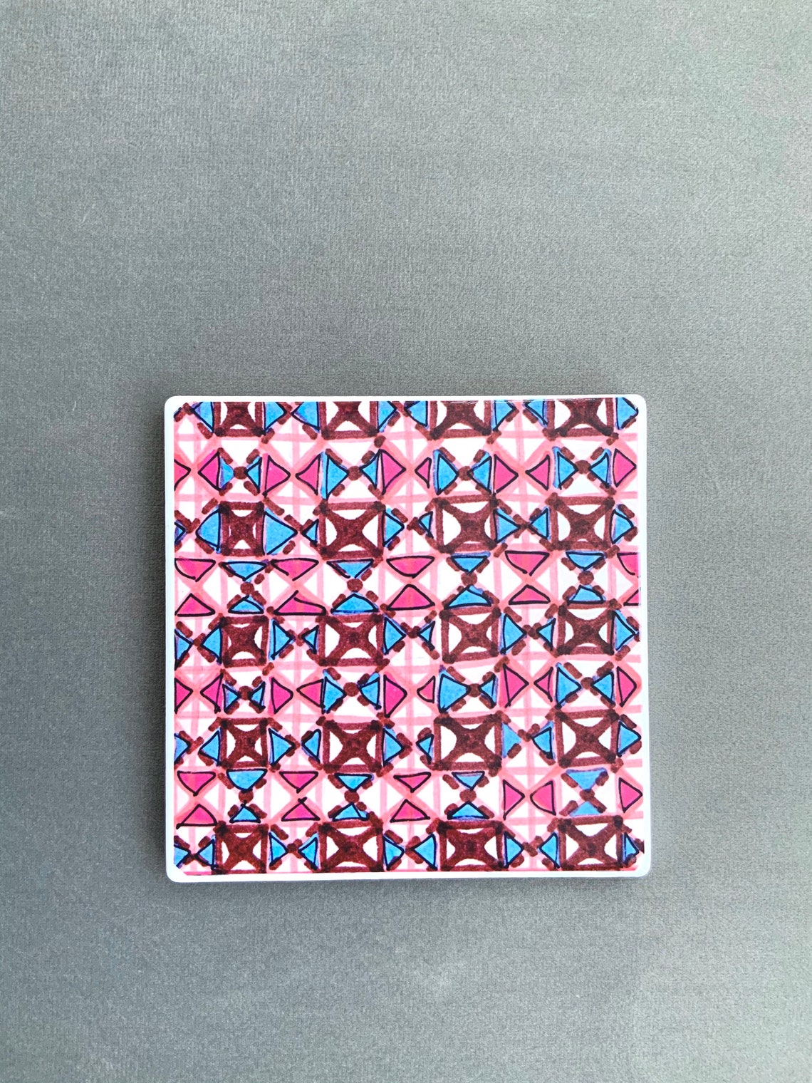 African Inspired Ceramic Coasters Set African Coasters Etsy