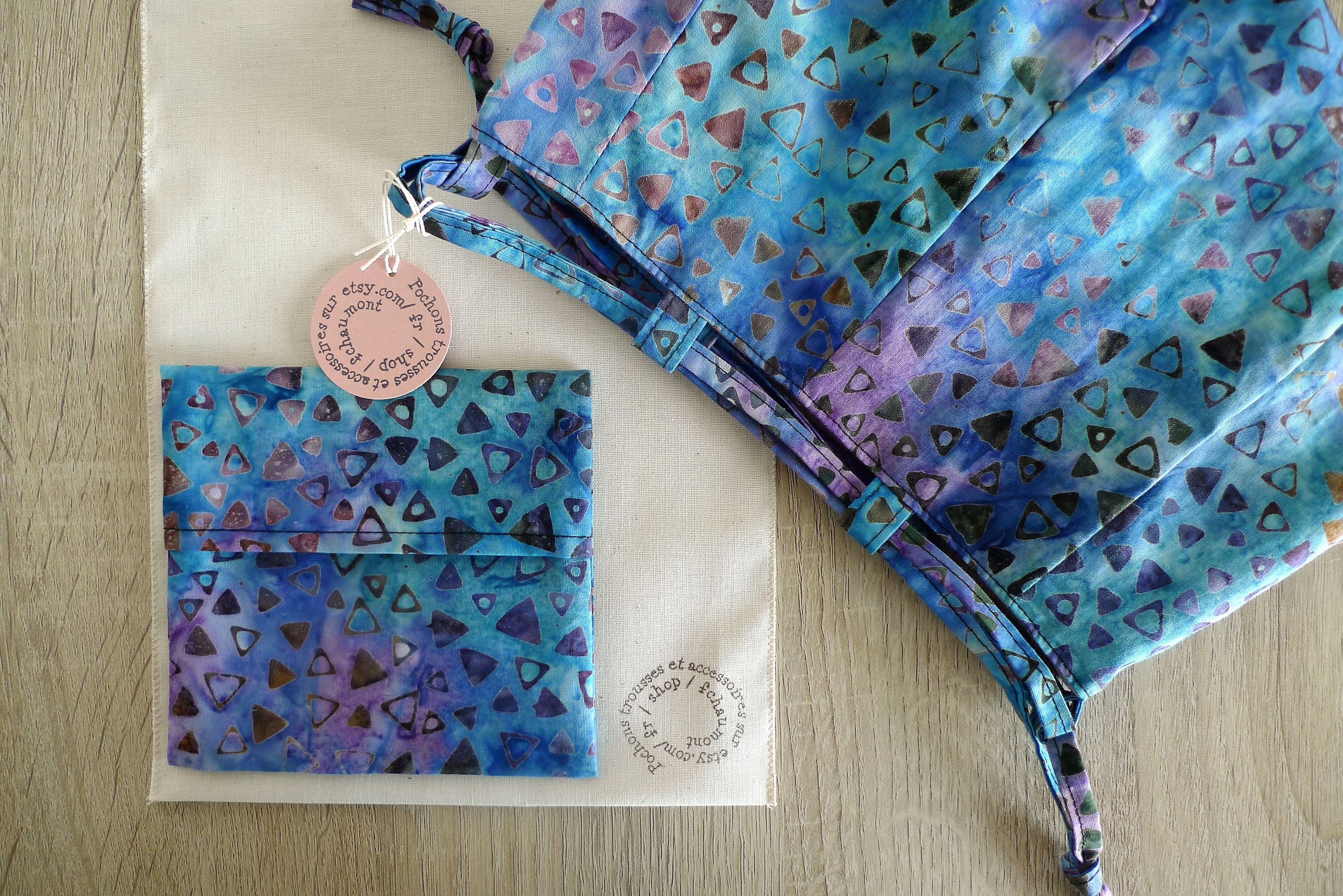 Sac Pochon à Cordons Batik