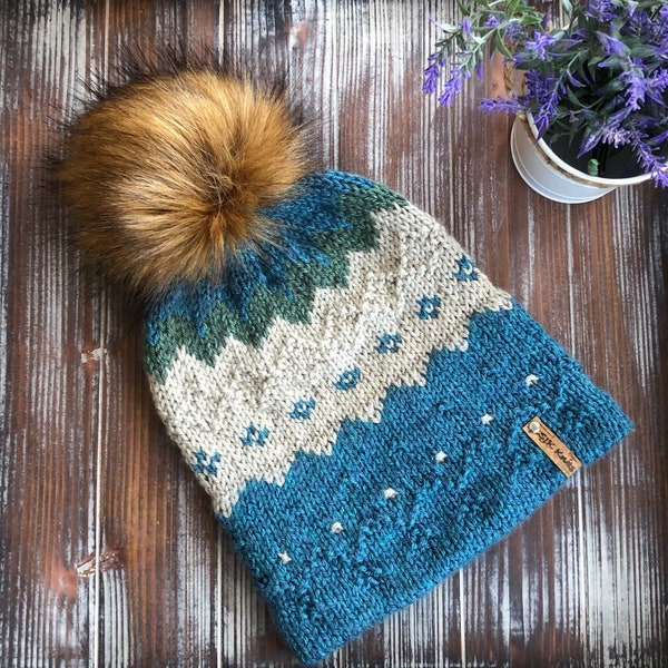 The Rainier Hat Knitting Pattern