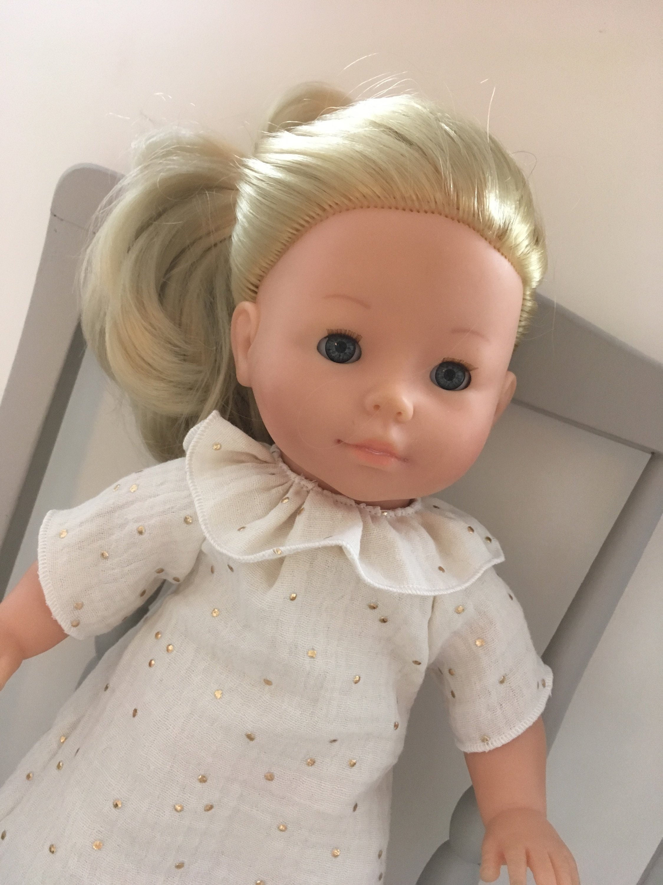 36cm Corolle Doll Clothes Cream Doll Dress in Double Gauze Etsy UK