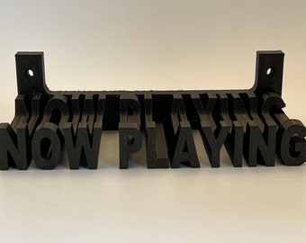 Vinyl Record Wall Holder "now playing"