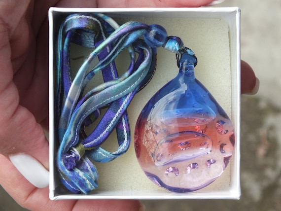 RARE Genuine Antica Murrina Venezia Glass Heart Pendant. - Etsy