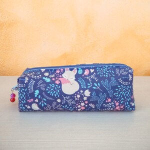 Sleeping Foxes Theme Pencil Case: Rectangular Pencil Case for Pens and Pencils, Cosmetics, and Organize Your Bag, Backpack and Desk.