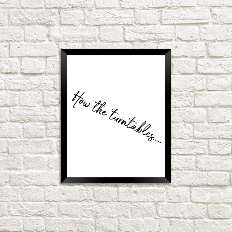 How the Turntables / Best Michael Scott Quotes / the Office TV Show