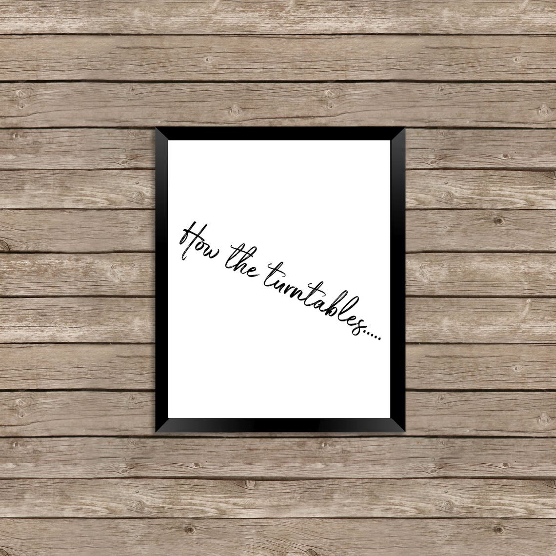 How the Turntables / Best Michael Scott Quotes / the Office TV Show