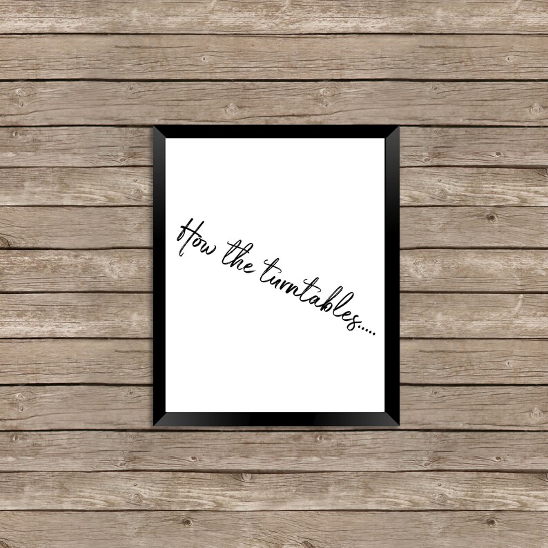 How the Turntables / Best Michael Scott Quotes / the Office TV Show