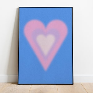 Herz Poster - Wandkunst - Digitaldruck - Wanddekor