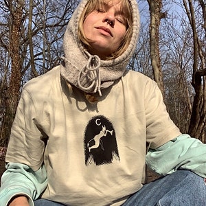 a messanger - Screenprinted Unisex T Shirt with Custom Design