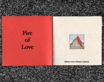 Fire of Love - Zine - illustration - hand made