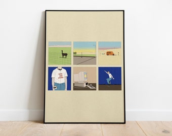 Napoleon Dynamite - Poster - Wall Decor - Print - Digital illustration - Movie poster