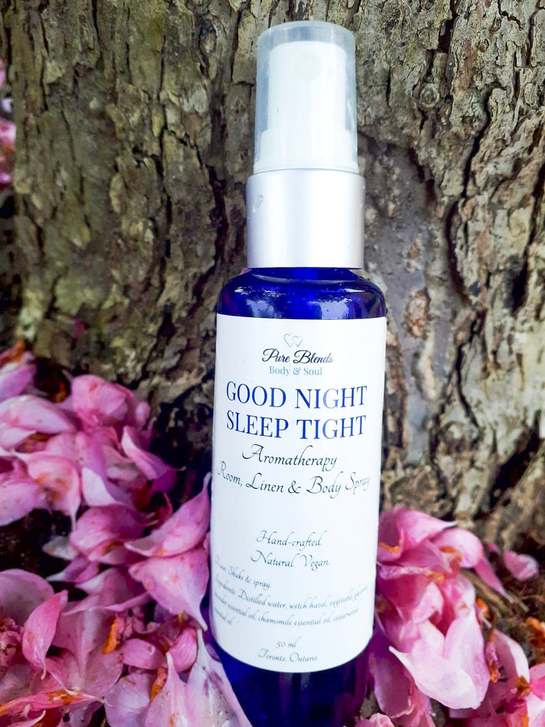Good Night Sleep Tight Aromatherapy Spray Room Spray Linen Etsy