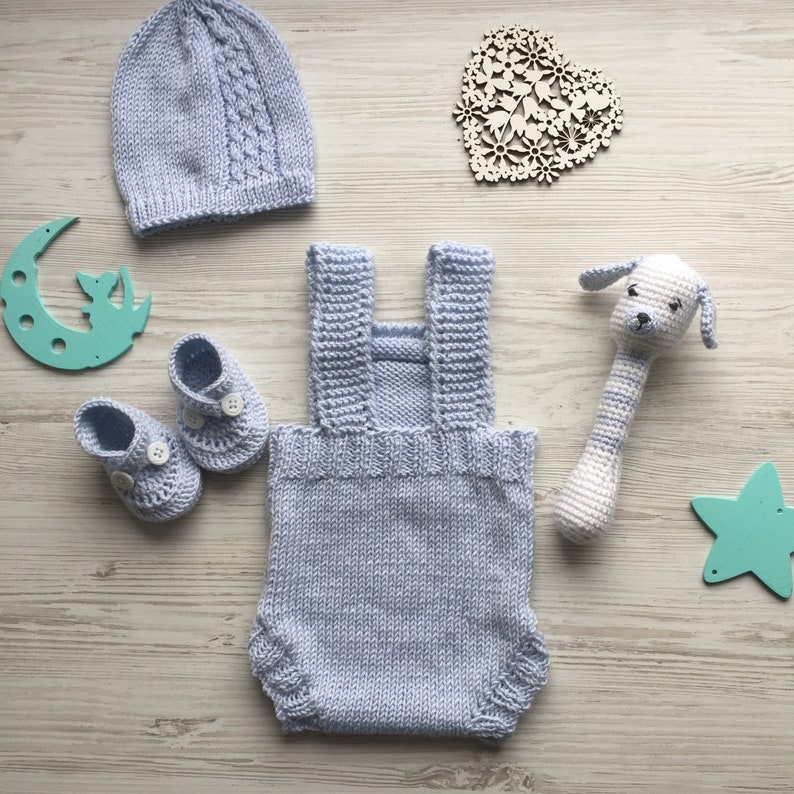 Knitting Outfit for Baby Boy. Newborn Boy Clothing Set. Take Etsy