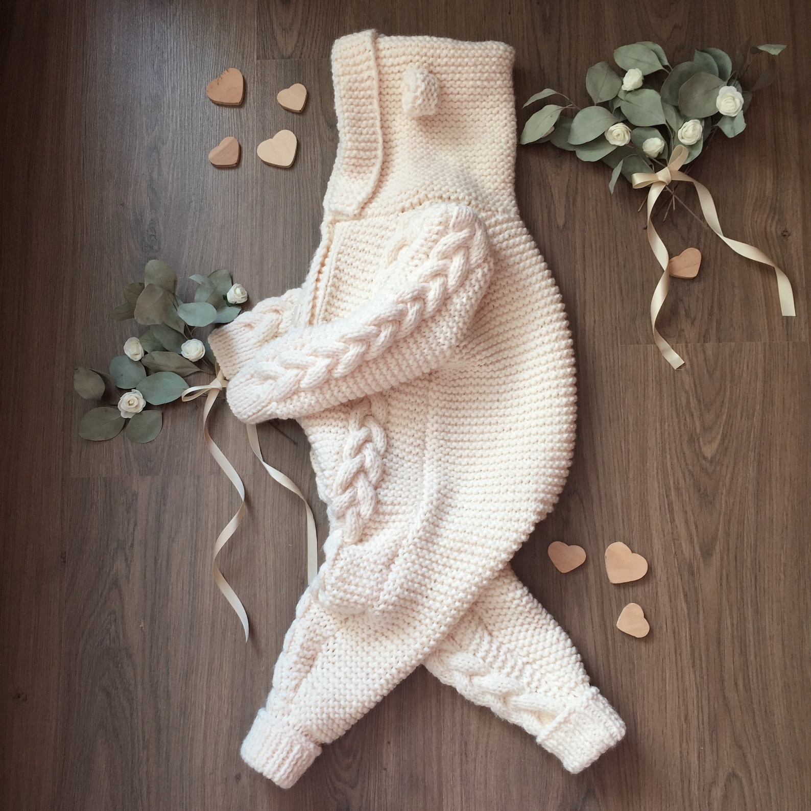 Knitting Overall for Baby Girl. Newborn Overall. Take Home Etsy