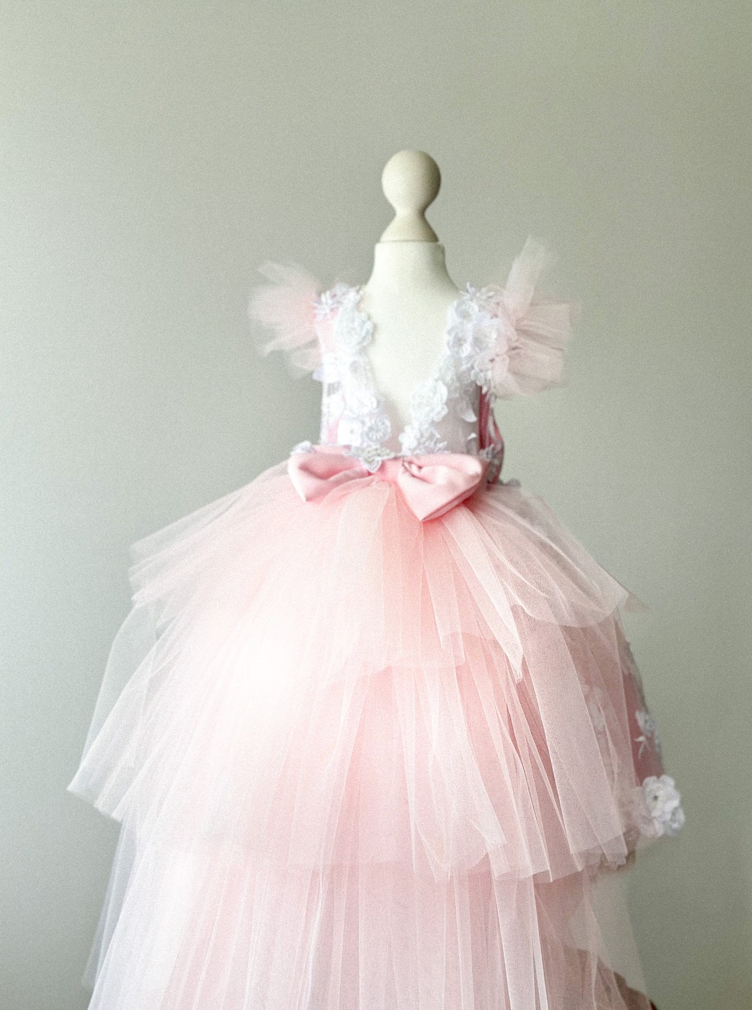 Pink Tulle Twirl Dress