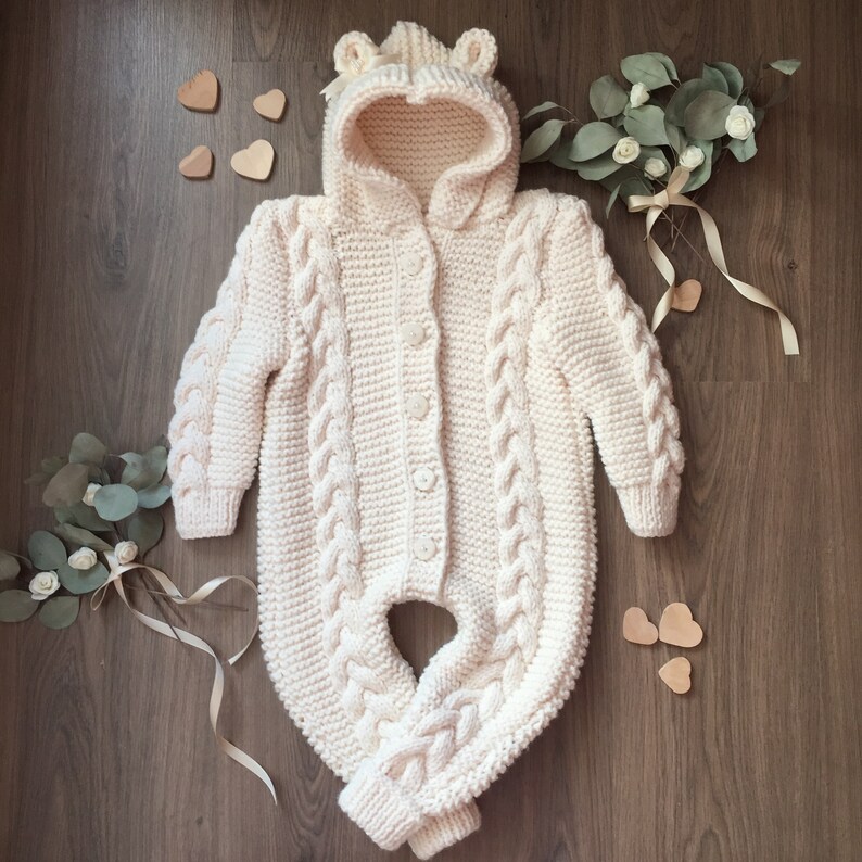 Knitting Overall for Baby Girl. Newborn Overall. Take Home Etsy