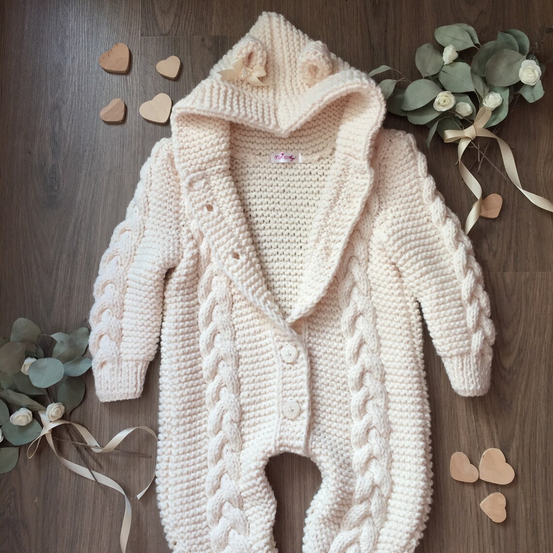 Knitting Overall for Baby Girl. Newborn Overall. Take Home Etsy