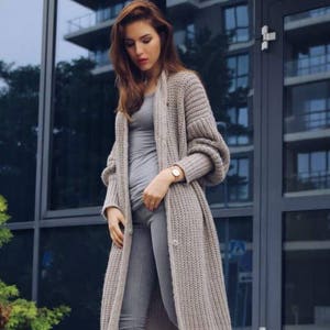long beige cardigan / alpaca cardigan / cardigan / wool cardigan / alpaca wool / gift / sweater / sweaters