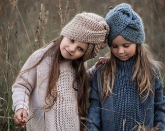 Wool turban hat for girl, wool turban turban hat for woman