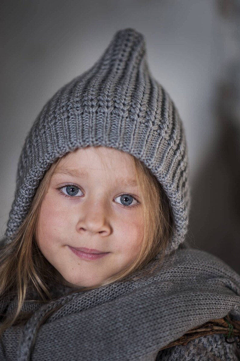 Merino Wool Dwarf Hat / Wool Gifts / Knitting Hat / Wool Hat/ Handmade