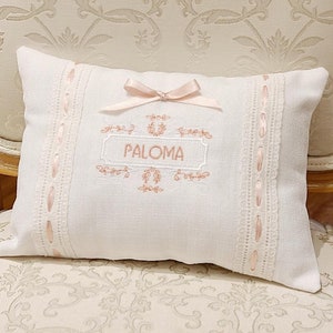Personalized Embroidered Baby Pillow