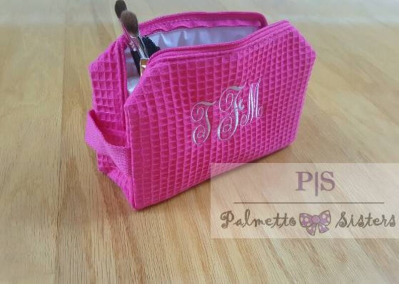 Cosmetic Bag Personalized Cosmetic Travel Bag Toiletry Bag Etsy