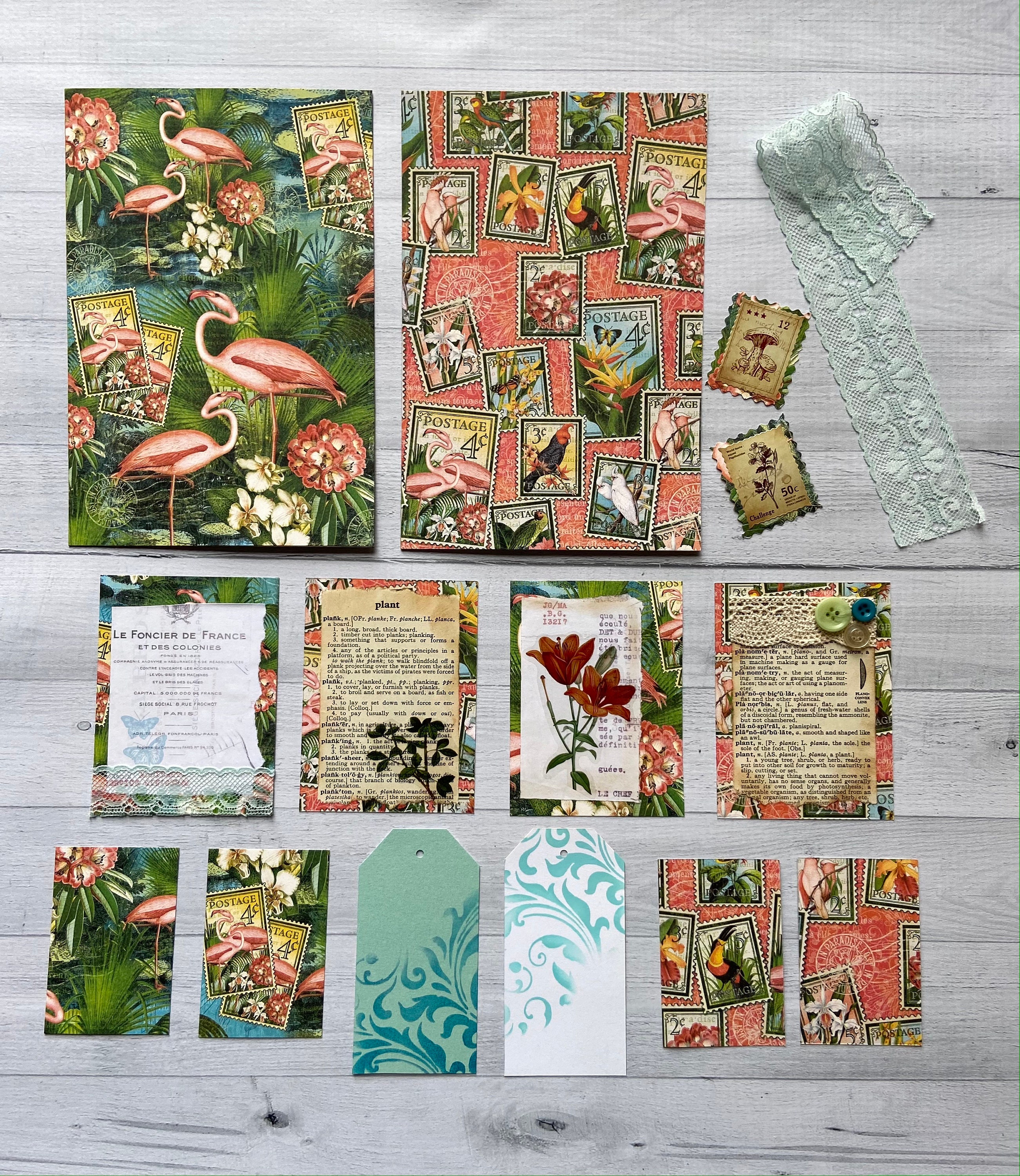 Discover The Woods Large Junk Journal Kit With Video Tutorial, Junk Journal  Supplies, Junk Journal Ephemera, Junk Journal Printables, 002134