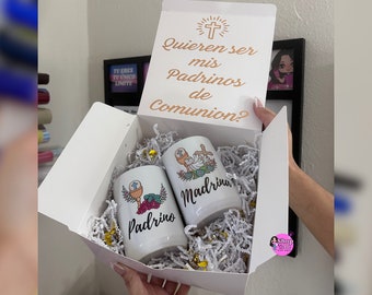 Padrino’s Proposal Gift Box / Madrina and Padrino Proposal / Pedida de Padrinos / Godparent Proposal/ Madrina Mug / Cute Padrino’s Gift