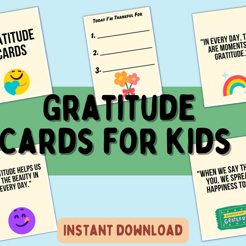 Gratitude Cards - Etsy