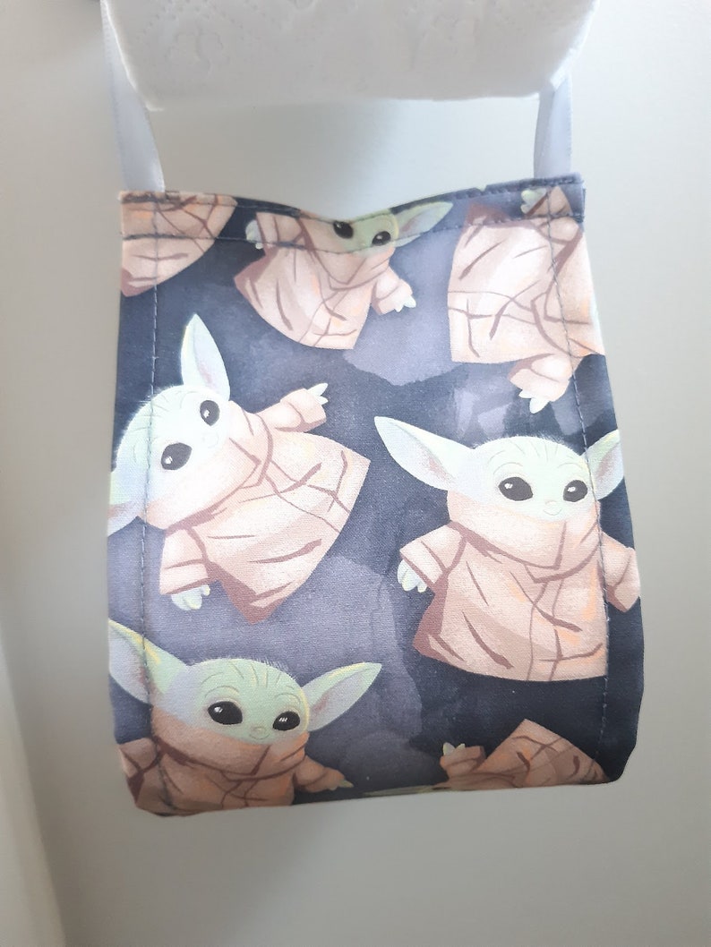 Star Wars Baby Yoda Toilet Roll Holder Free Shipping Etsy