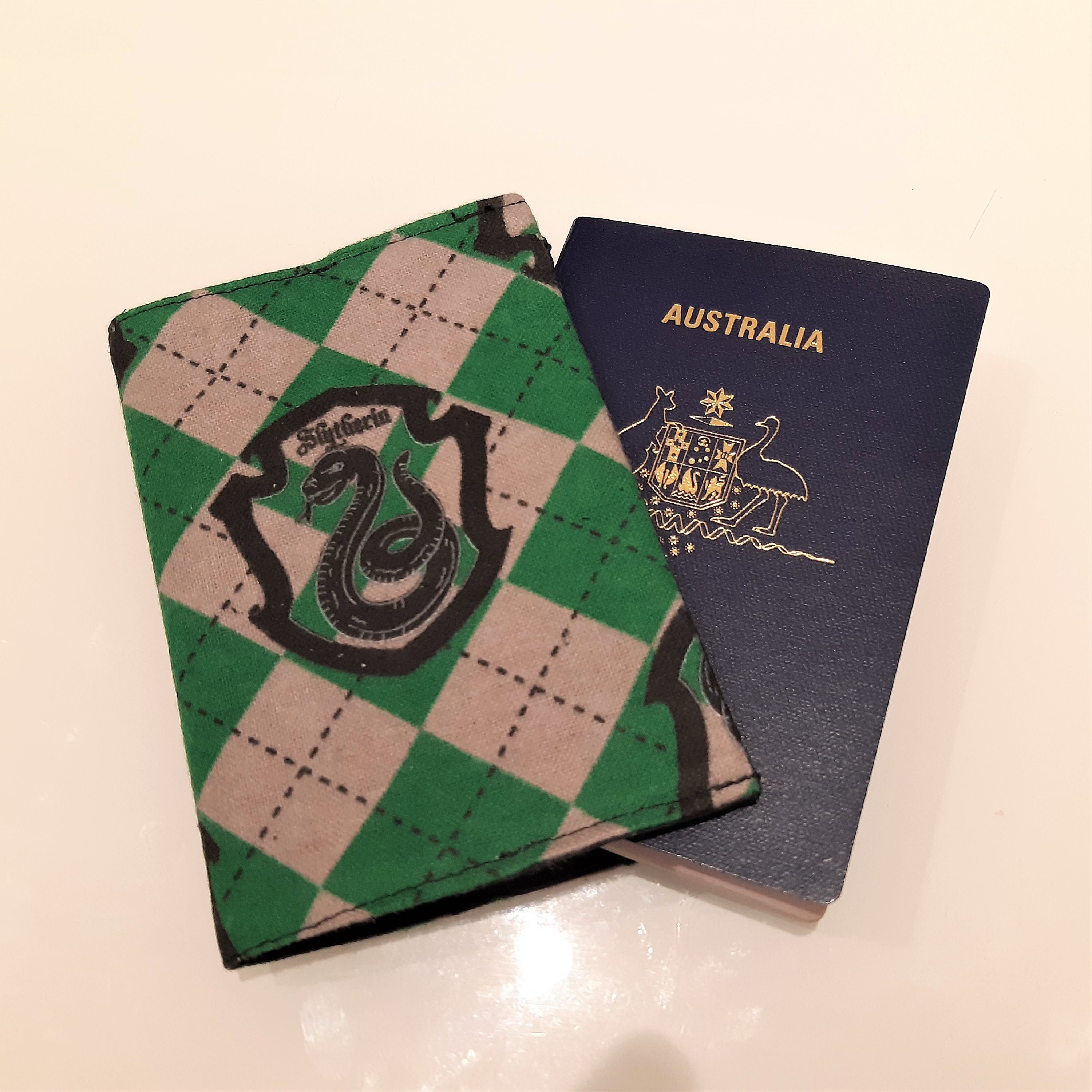 Free Shipping Harry Potter Passport Holder Cover, Hogwarts, Salazar Slytherin, Passport Case