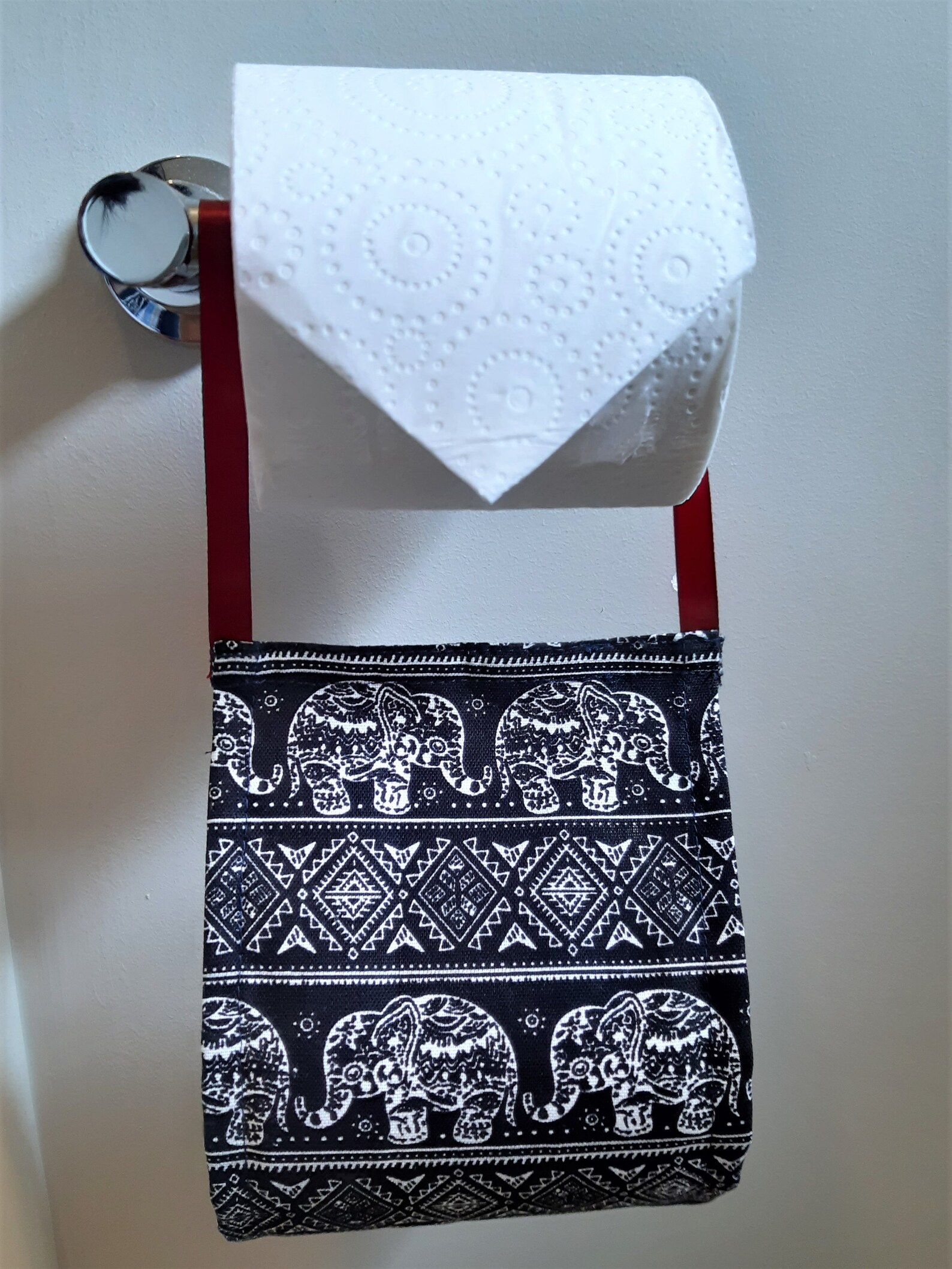 Elephant Print Toilet Roll Holder Free Shipping Bathroom Etsy.de