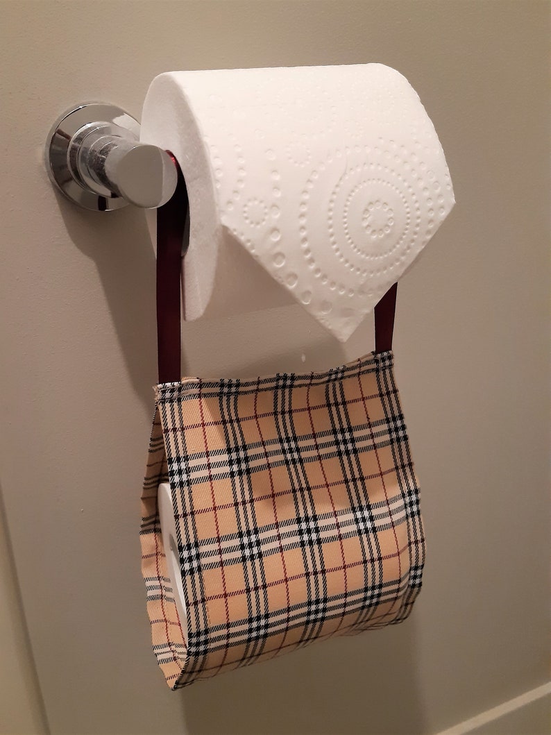 Classic Checker Toilet Roll Holder Free Shipping Bathroom Etsy Australia