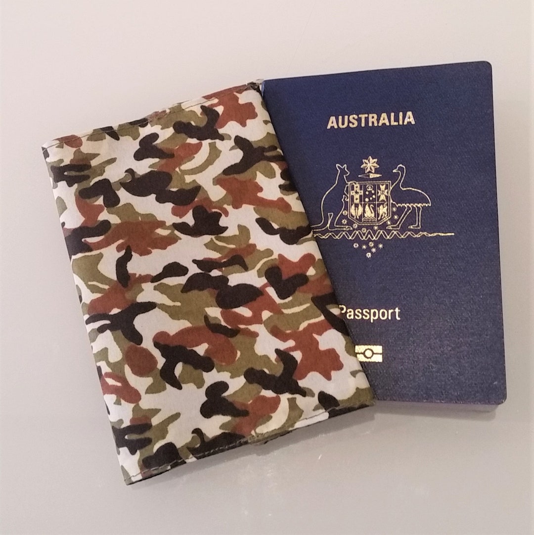 Free Shipping Military Print Camouflage Print Passport Holder Etsy
