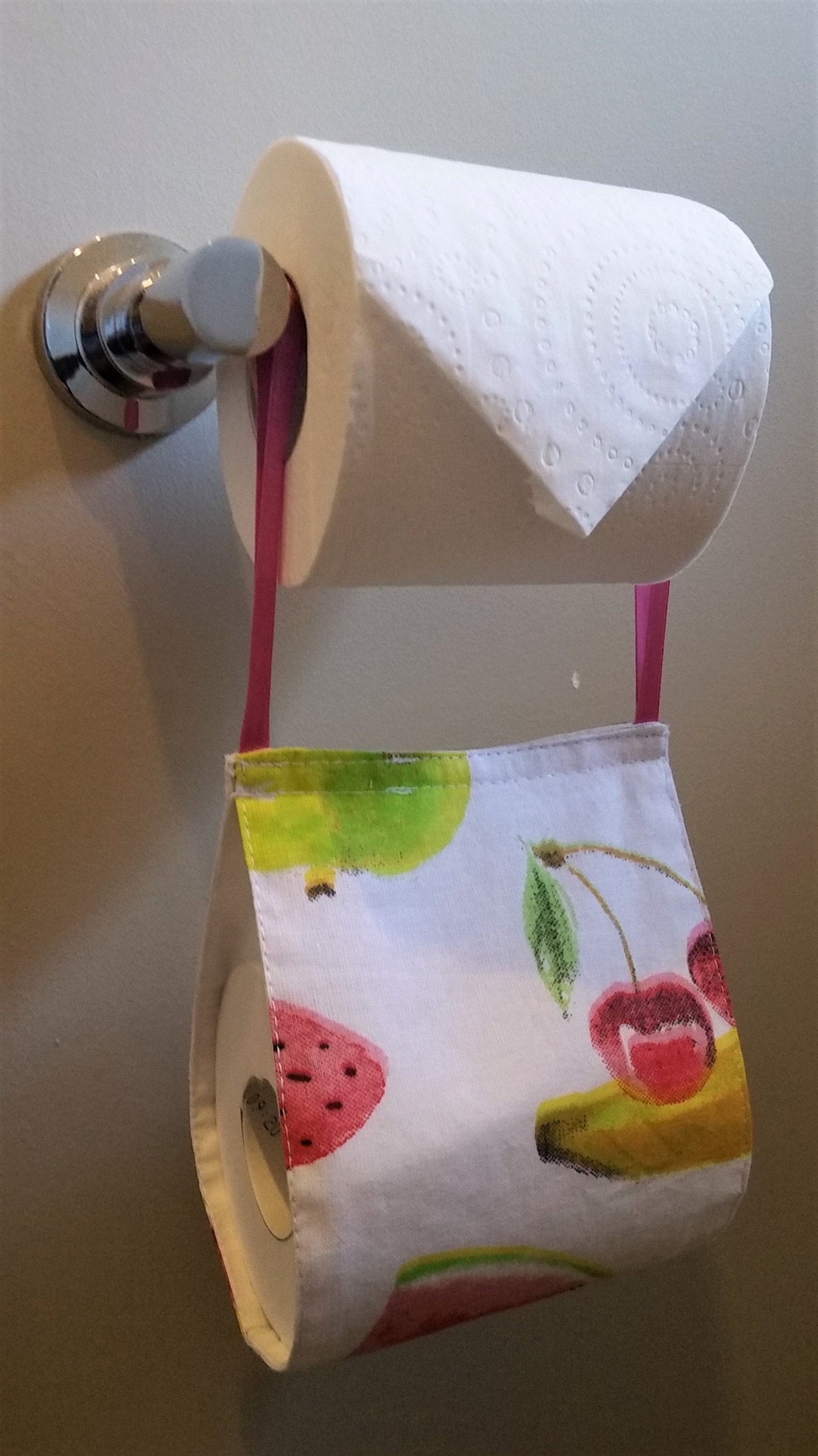 Fresh Fruits Pattern Toilet Roll Holder Free Shipping Etsy