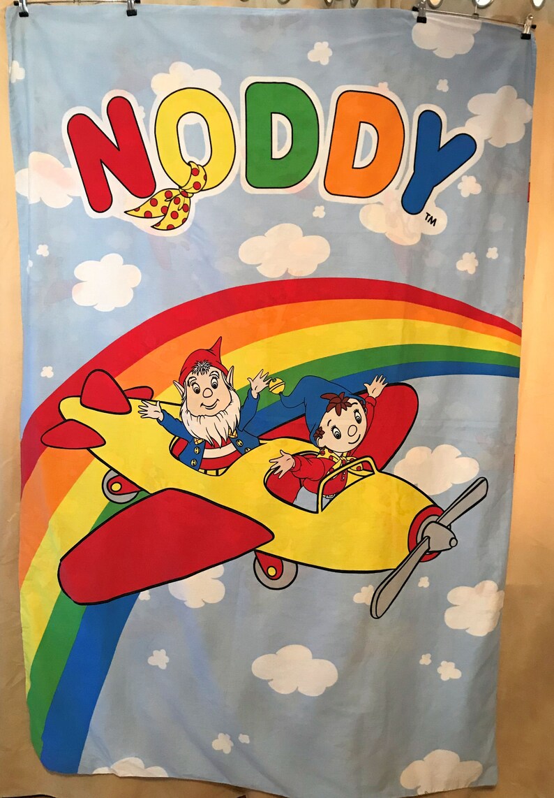 Vintage Noddy And Big Ears Single Duvet Cover And Pillow Case Etsy