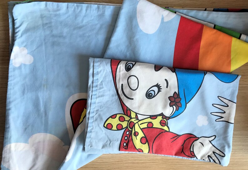 Vintage Noddy And Big Ears Single Duvet Cover And Pillow Case Etsy