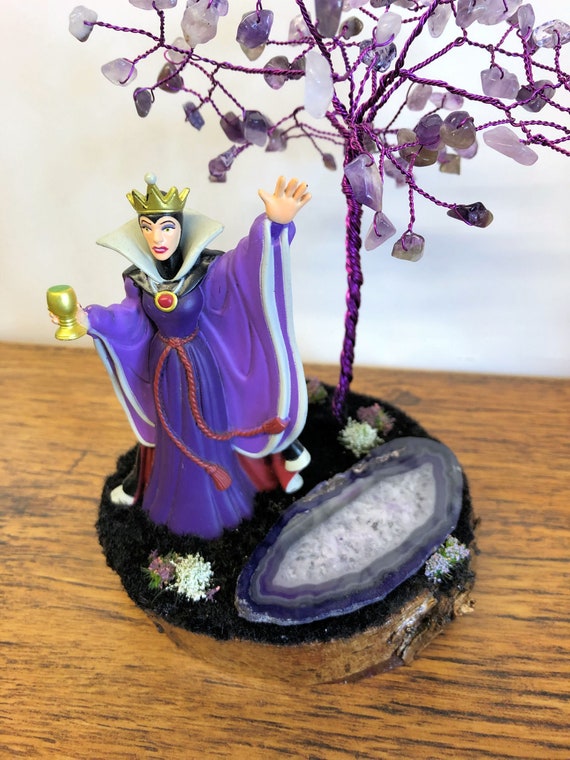 Pendientes de reina malvada Disney Villains BLANCANIEVES BRUJA veneno corona de Apple